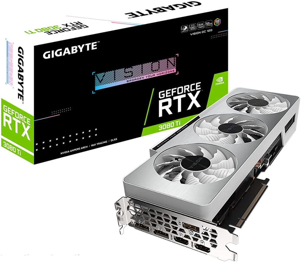 GIGABYTE GeForce RTX 3080 Ti Vision OC 12G Video Card