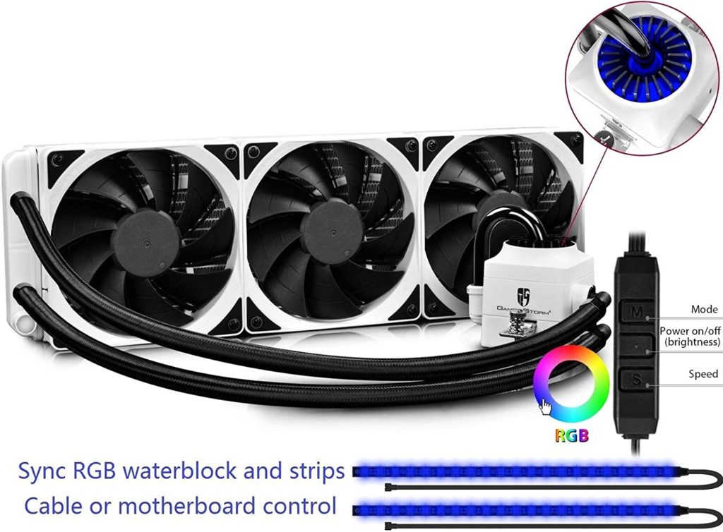 Deepcool Captain RGB White AIO CPU Cooler