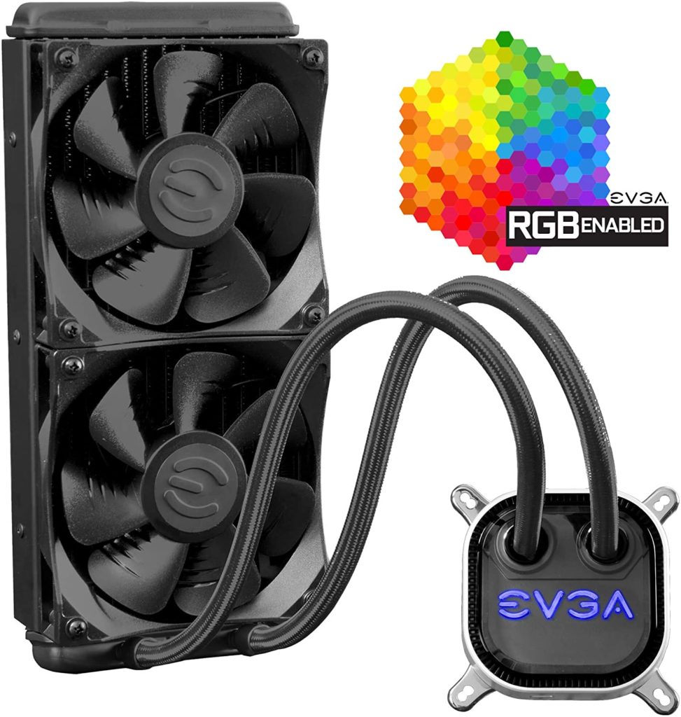 EVGA CLC 240mm All-In-1 RGB LED CPU Liquid Cooler