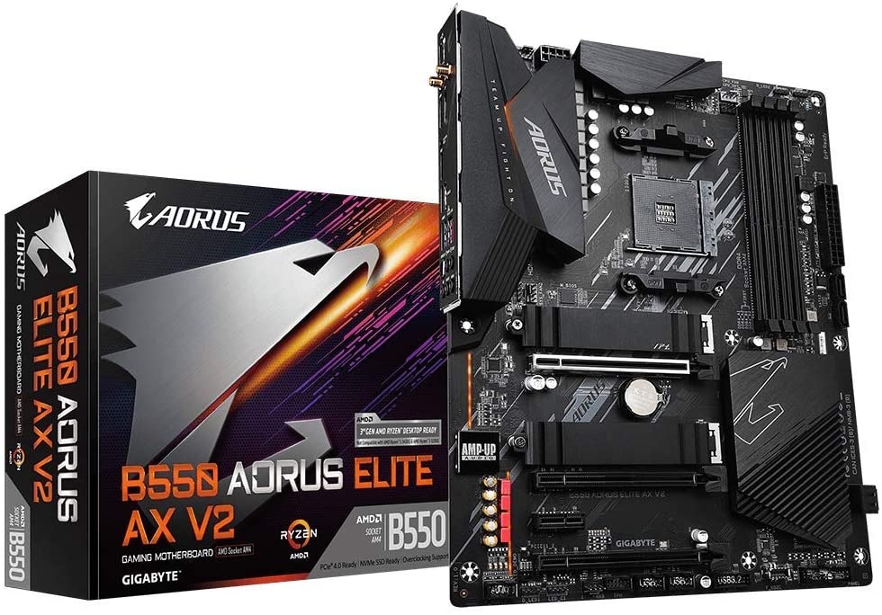 Gigabyte B550 AORUS ELITE AX V2 AMD Ryzen 5000 Motherboard