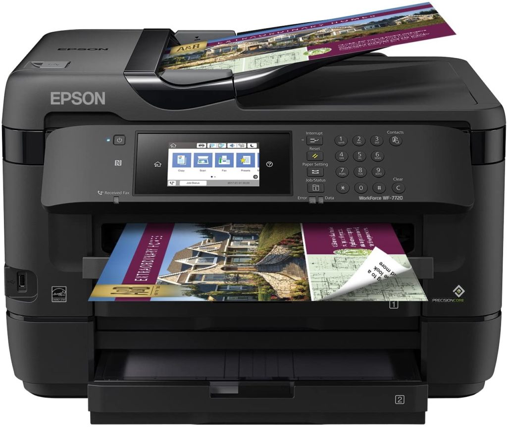 Epson WorkForce WF-7720 Printer with Copy