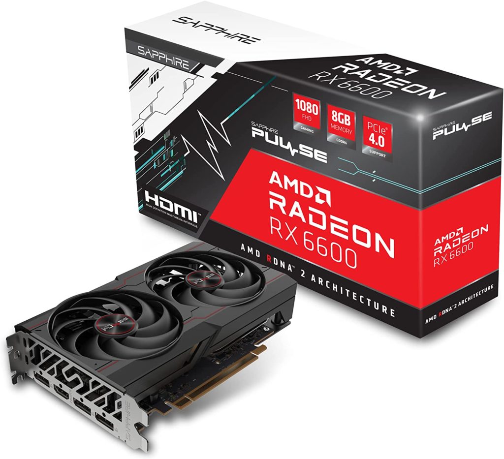 Sapphire Pulse AMD Radeon RX 6600 Gaming GPU