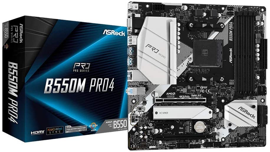 ASRock B550M  AMD Ryzen™ Processors Motherboard