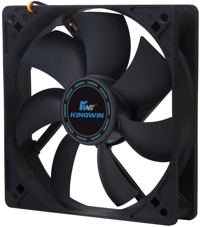 Kingwin 120mm Silent Fan for Computer Cases, Mining Rig
