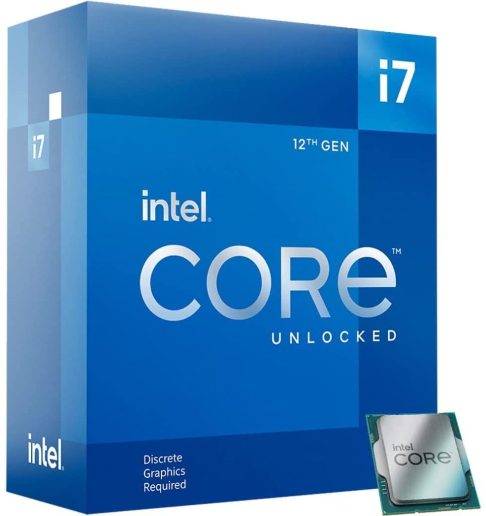Intel Core i7-12700KF Desktop Processor LGA 1700 600 Series Chipset 125W