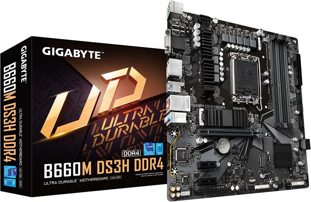 GIGABYTE B660M DS3H DDR4 Motherboard