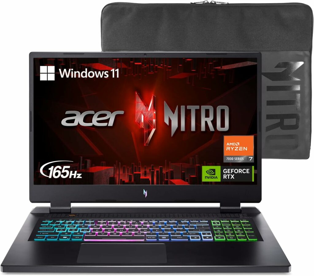 Acer Nitro 17 Best Budget Laptop for Starfield