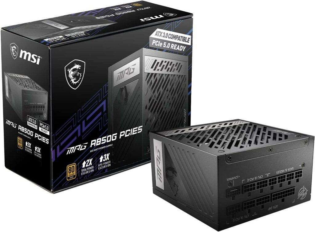 MSI MPG A850G Oveall Best PSU for RTX 3090 Ti
